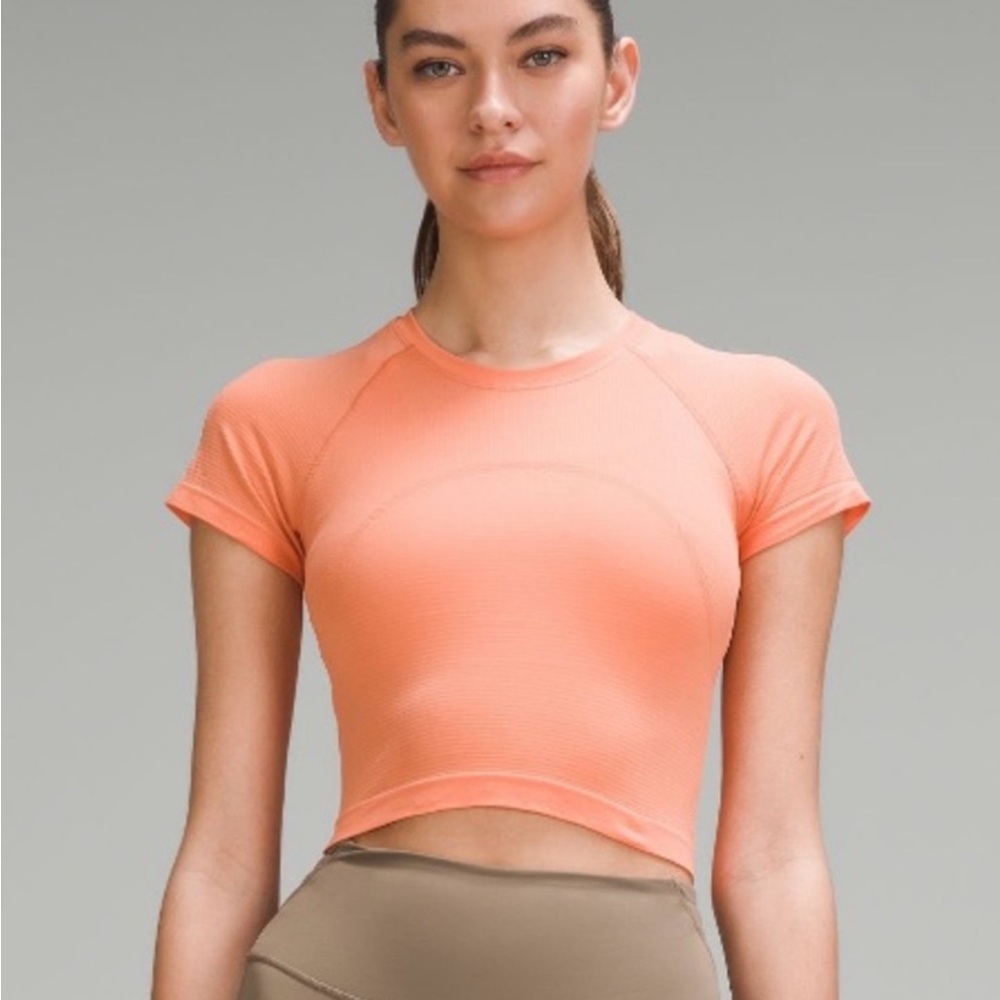 Lululemon Swiftly Tech Cropped Short-Sleeve Shirt 2.0